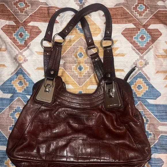 B. Makowsky leather shoulder bag Rare - Picture 2 of 6